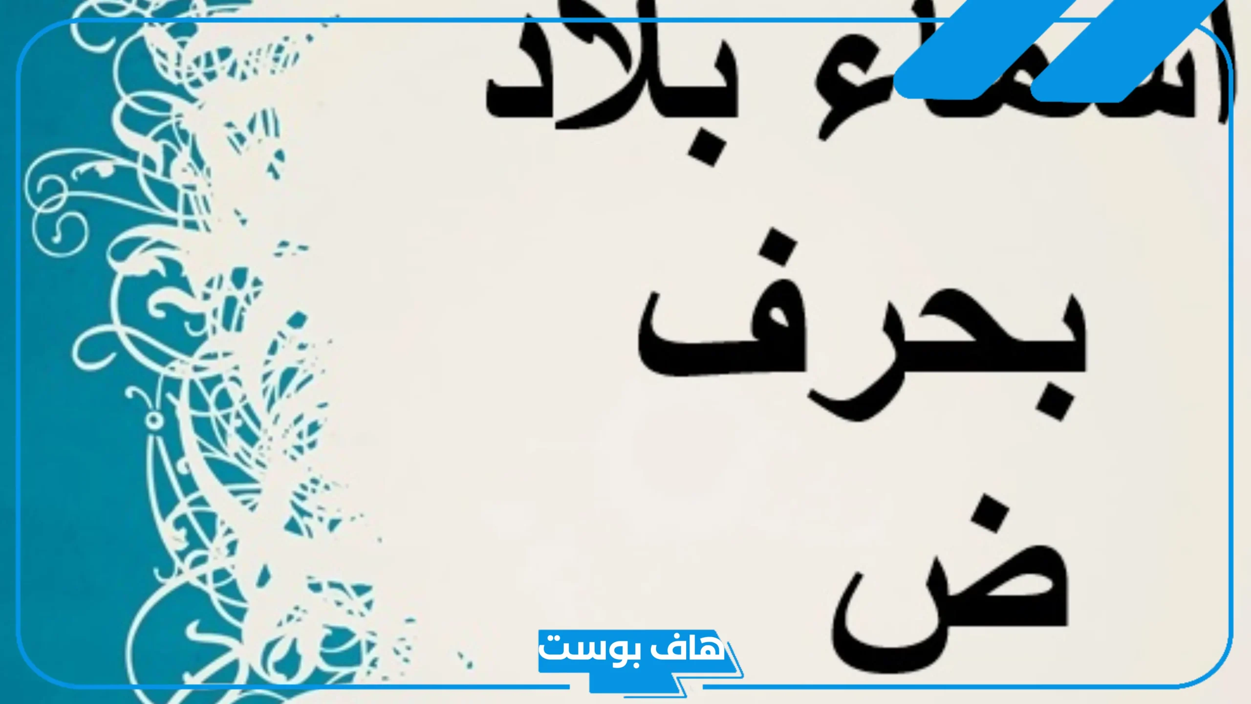 أسماء بلاد بحرف ض معروفة، مدن تبدأ بحرف ضاد