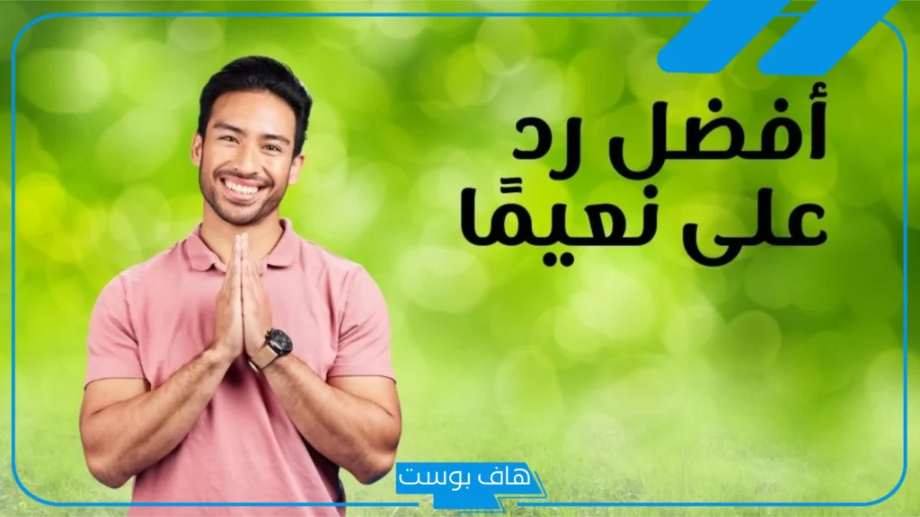 وش الرد على نعيما؟ أجمل ردود على عبارة نعيمًا