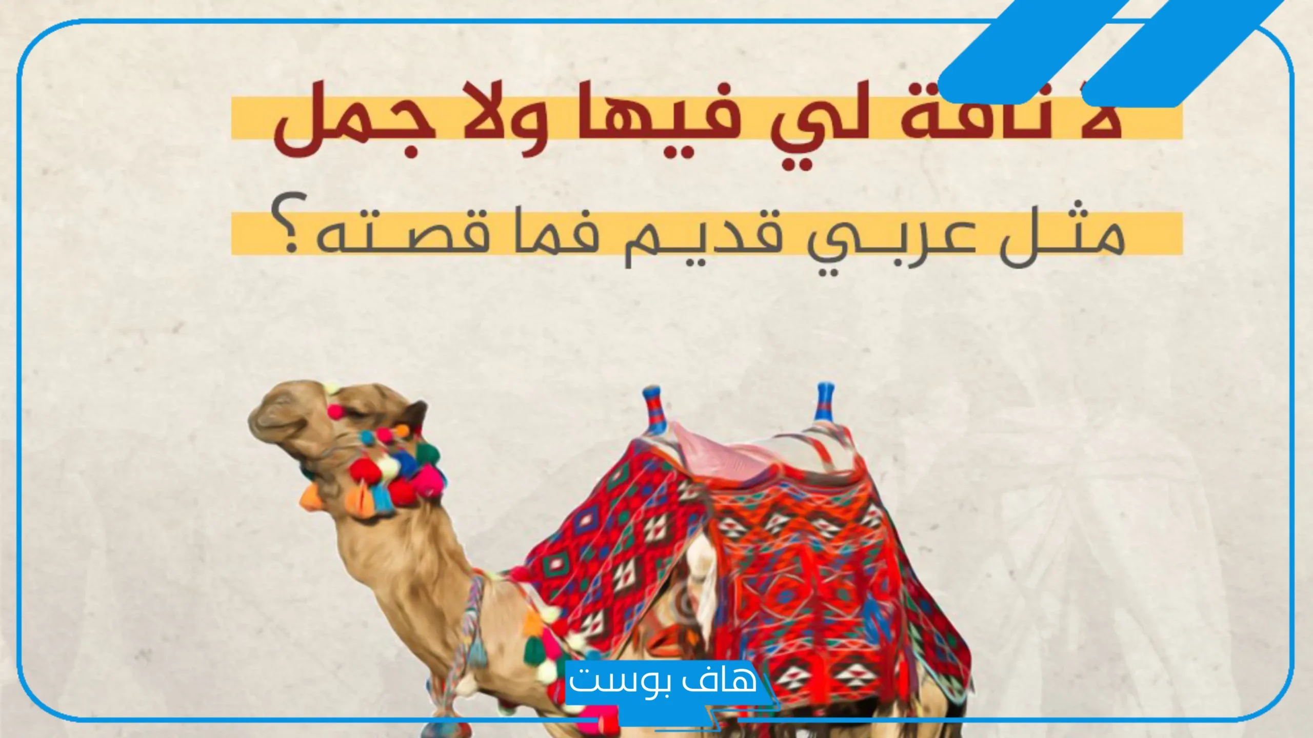 مثل مشهور ومعناه في الثقافة العربية.. أمثال شعبية ومعانيها