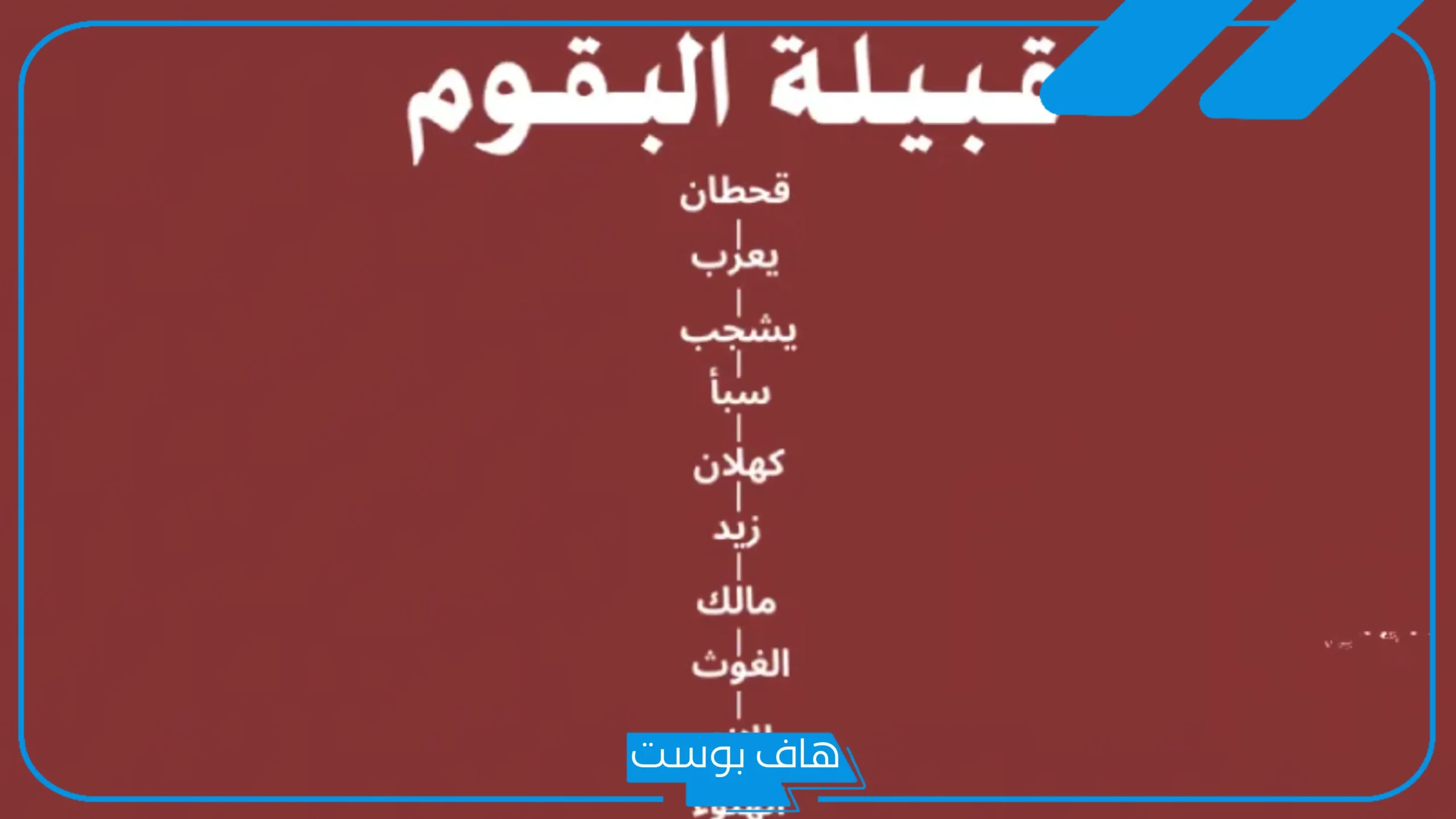البقمي وش يرجع النسب وديرتهم وين؟ شجرة عائلة البقمي