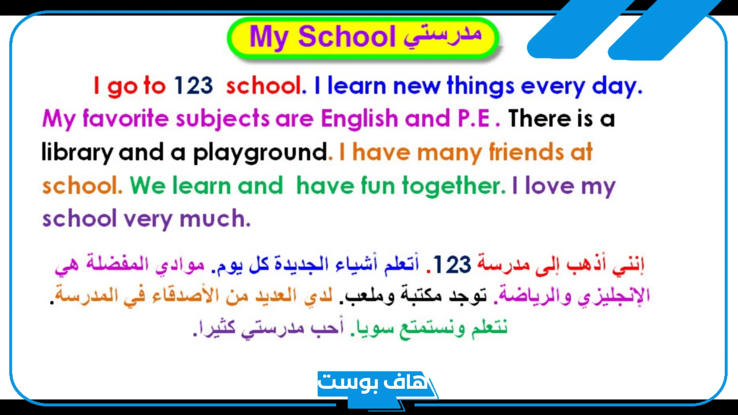 تعبير بالانجليزي قصير وسهل عن المستقبل والحياة مترجم