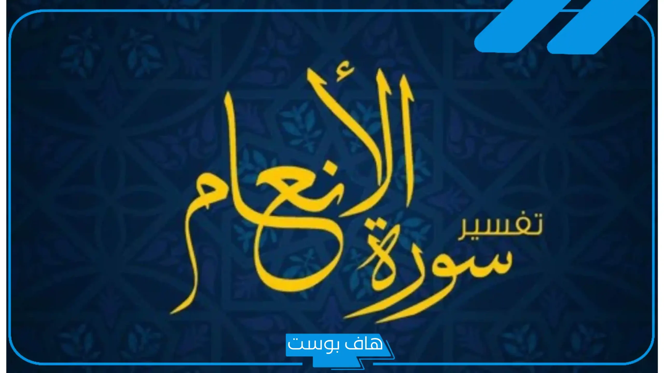تفسير رؤية سورة الأنعام في المنام للرجل والمرأة وقراءتها
