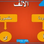 كلمات تنتهي بألف ممدودة في نهاية الكلمة