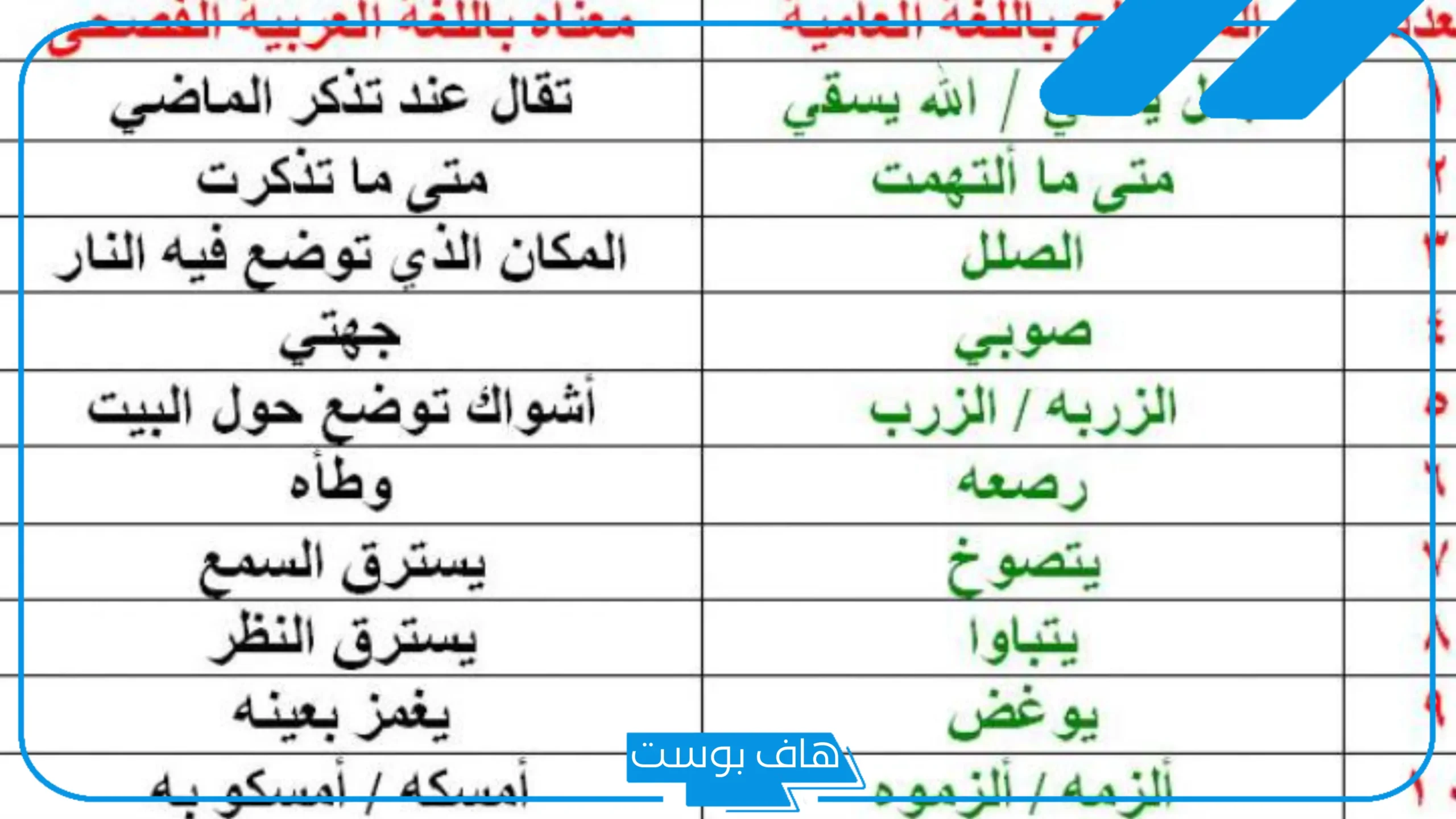 كلمات غامدية قديمة وجديدة بمعناها.. أشهر مصطلحات غامدية