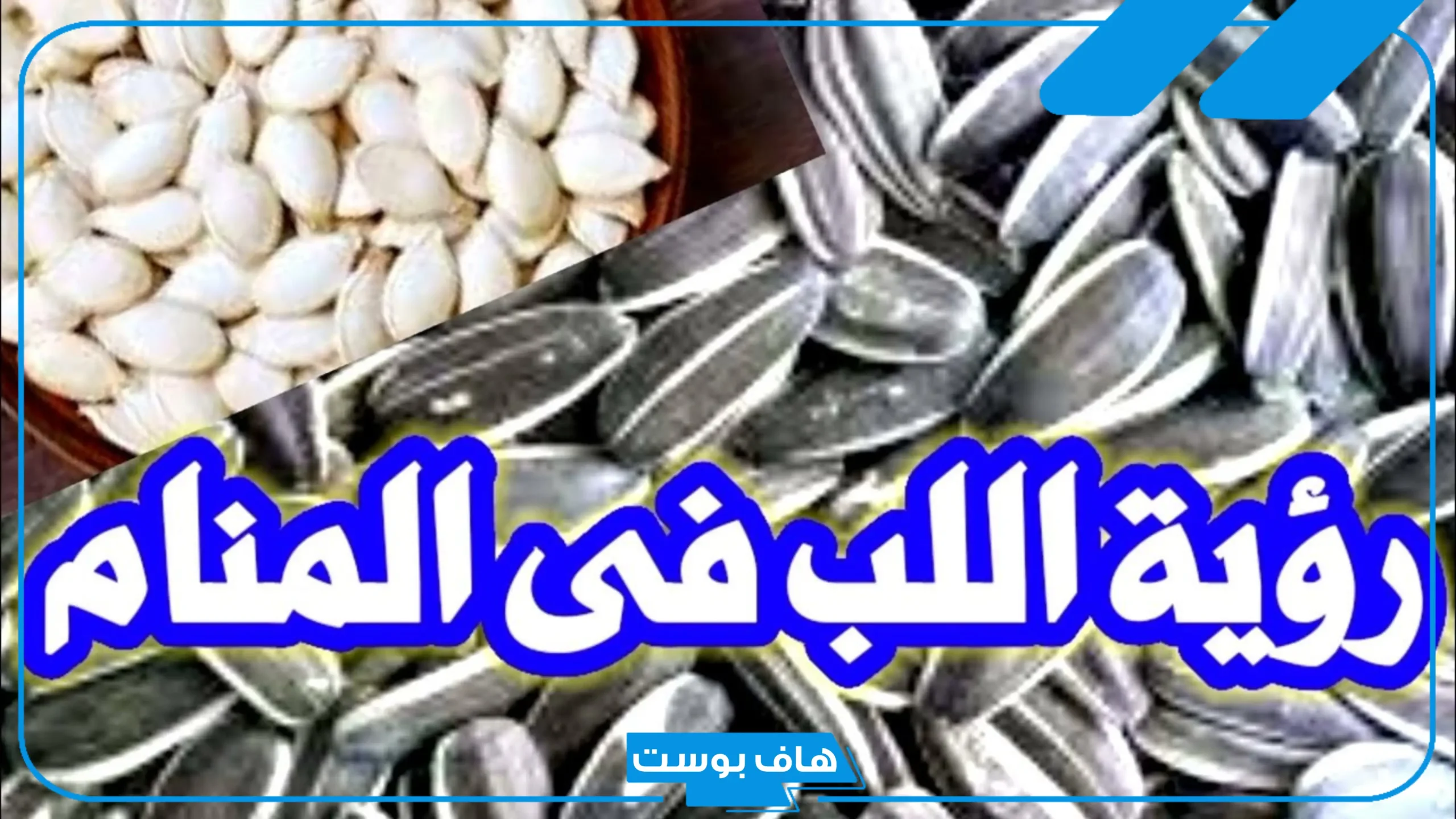 تفسير حلم اللب السوبر والأبيض في المنام للمتزوجة والعزباء لابن سيرين
