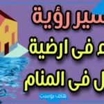 تفسير حلم الماء في ارضية البيت في المنام لابن سيرين للرجل والمرأة