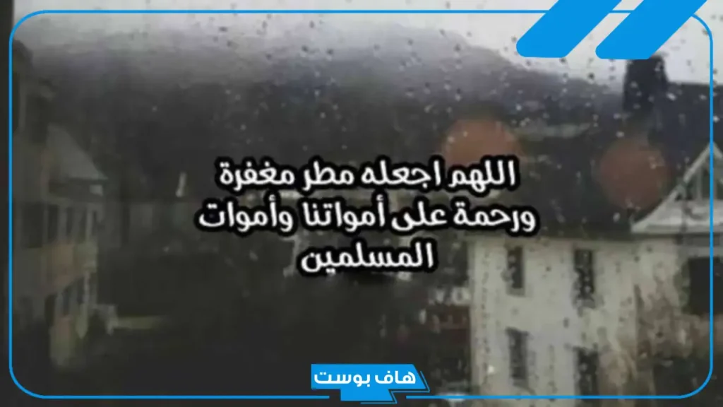 دعاء للميت في المطر تويتر قصير.. أدعية للميت وقت سقوط المطر