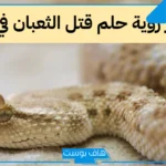 تفسير حلم رؤية قتل ثعبان في المنام للعزباء والمتزوجة والرجل لابن سيرين