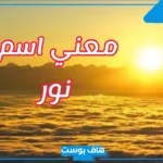 معنى اسم نور ودلعها وحكم التسمية به.. صفات حامل اسم نور