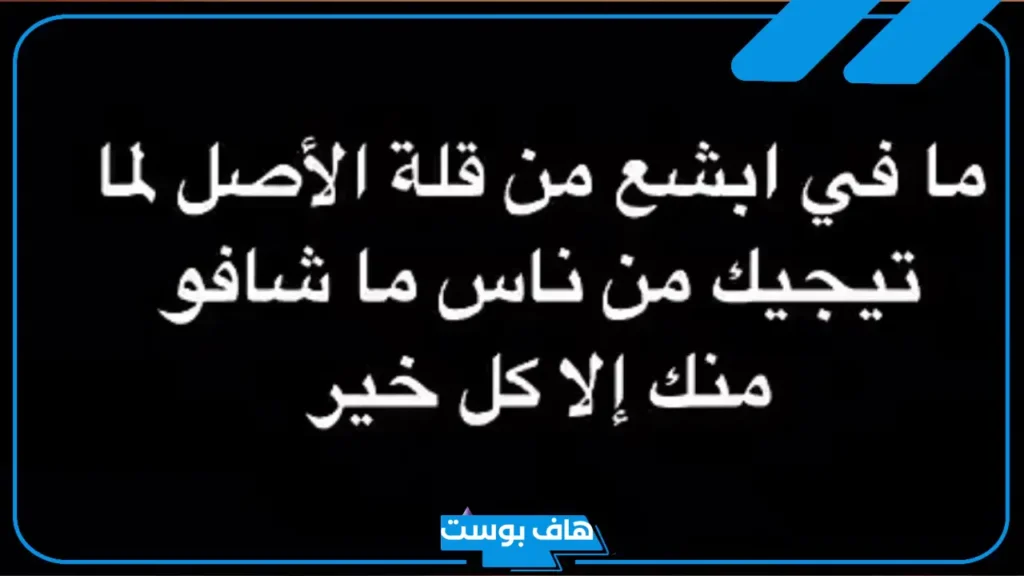 عبارات قليل الاصل لا تعاتبه ولا تلومه فيس بوك.. أقوال مشهورة عن قليل الاصل