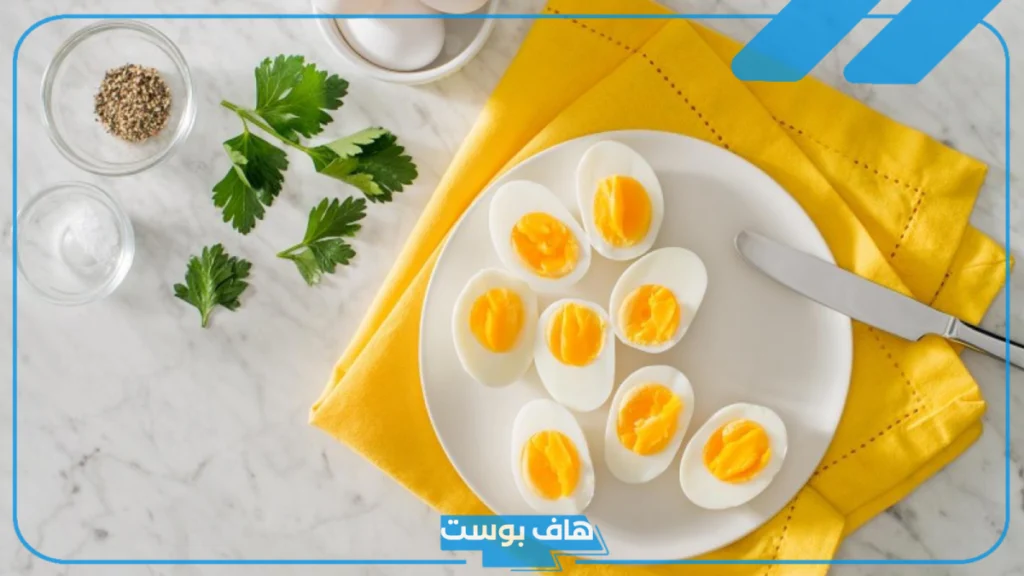 تفسير حلم اكل البيض المسلوق في المنام للرجل والمرأة العزباء